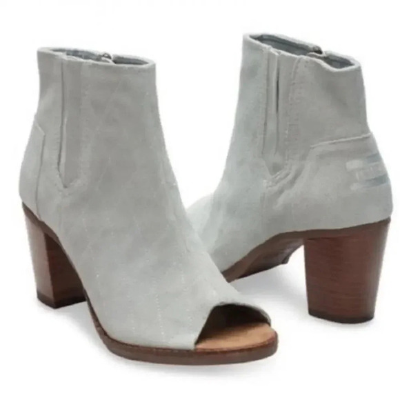 Toms Majorca Peep Toe Booties - Picture 2 of 10